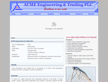 Tablet Screenshot of acme-et.com